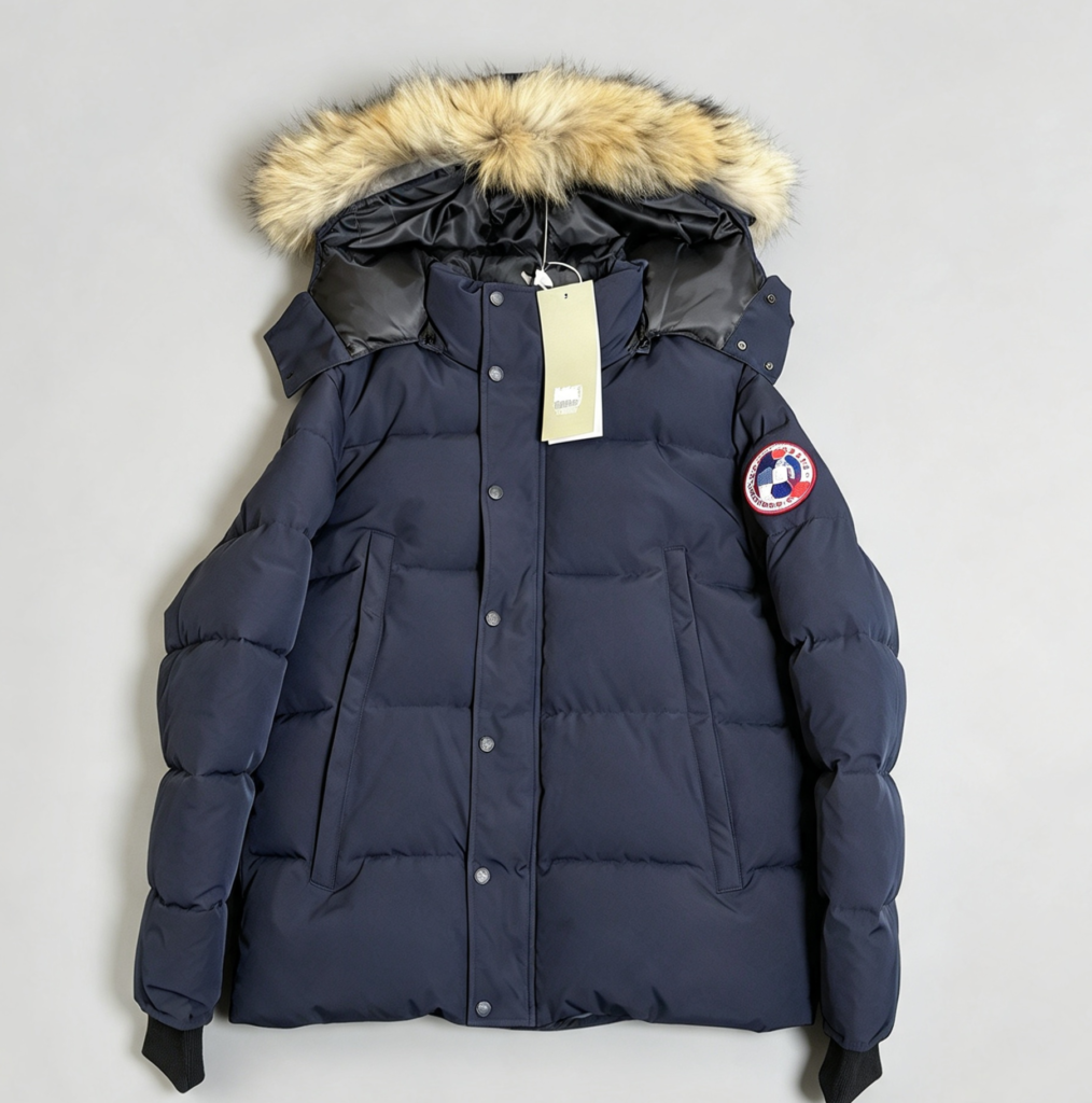 Navy CG coat with fur Red badge