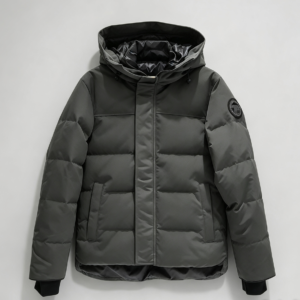 Grey CG coat Black badge